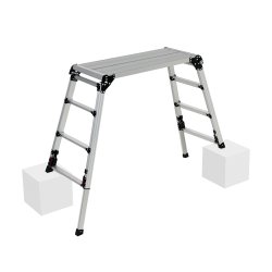 画像1: 四脚アジャスト式 足場台